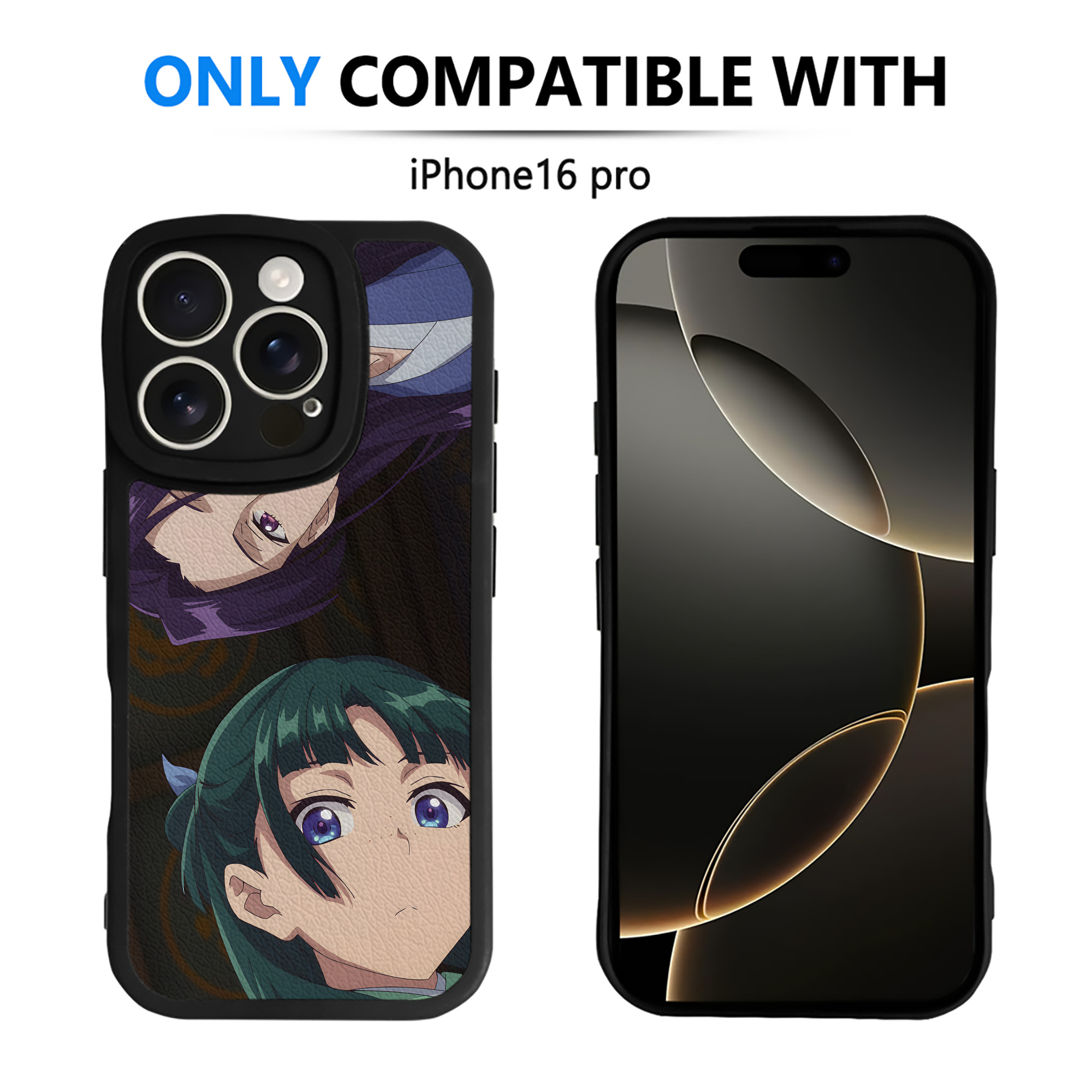 薬屋のひとりごと The Apothecary Diaries 【iPhone 16シリーズ対応】シリコンスマホケース（レザー調） 材質：シリコン